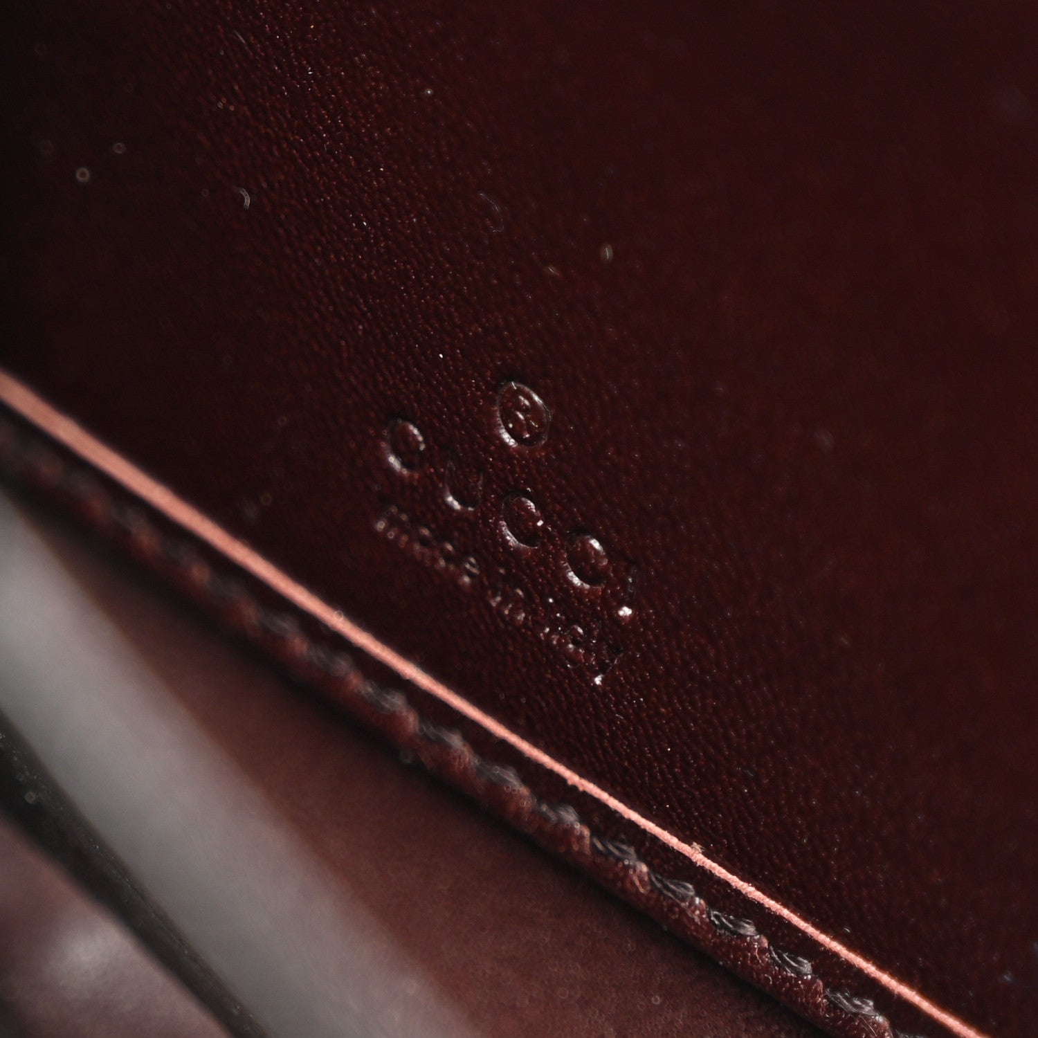 Gucci Guccissima Margaux Calfskin Metal Bar Zip Around Wallet Chocolate 6 of 8