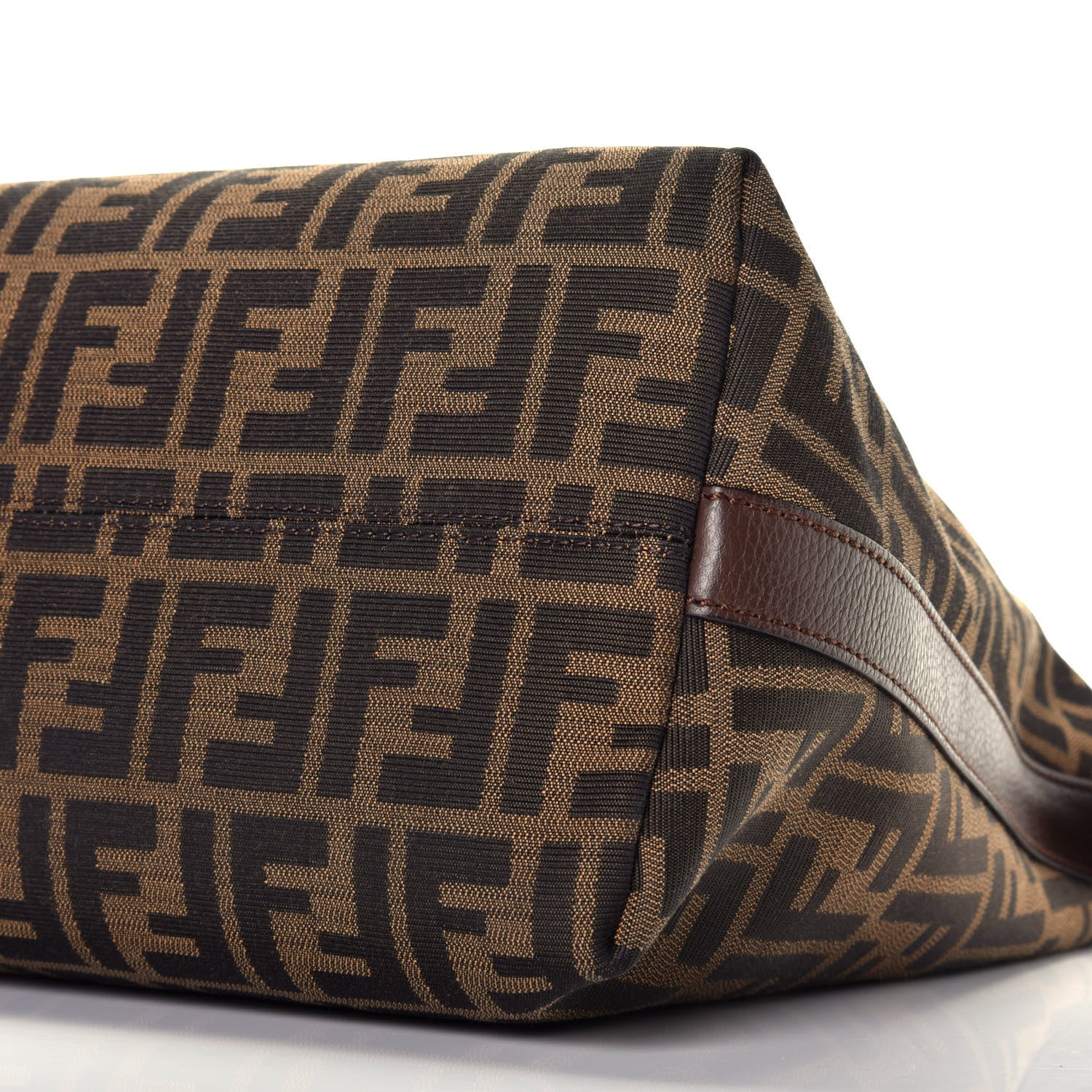 Fendi Zucca Vitello Artic Small Hobo Tobacco Castagna 8 of 8