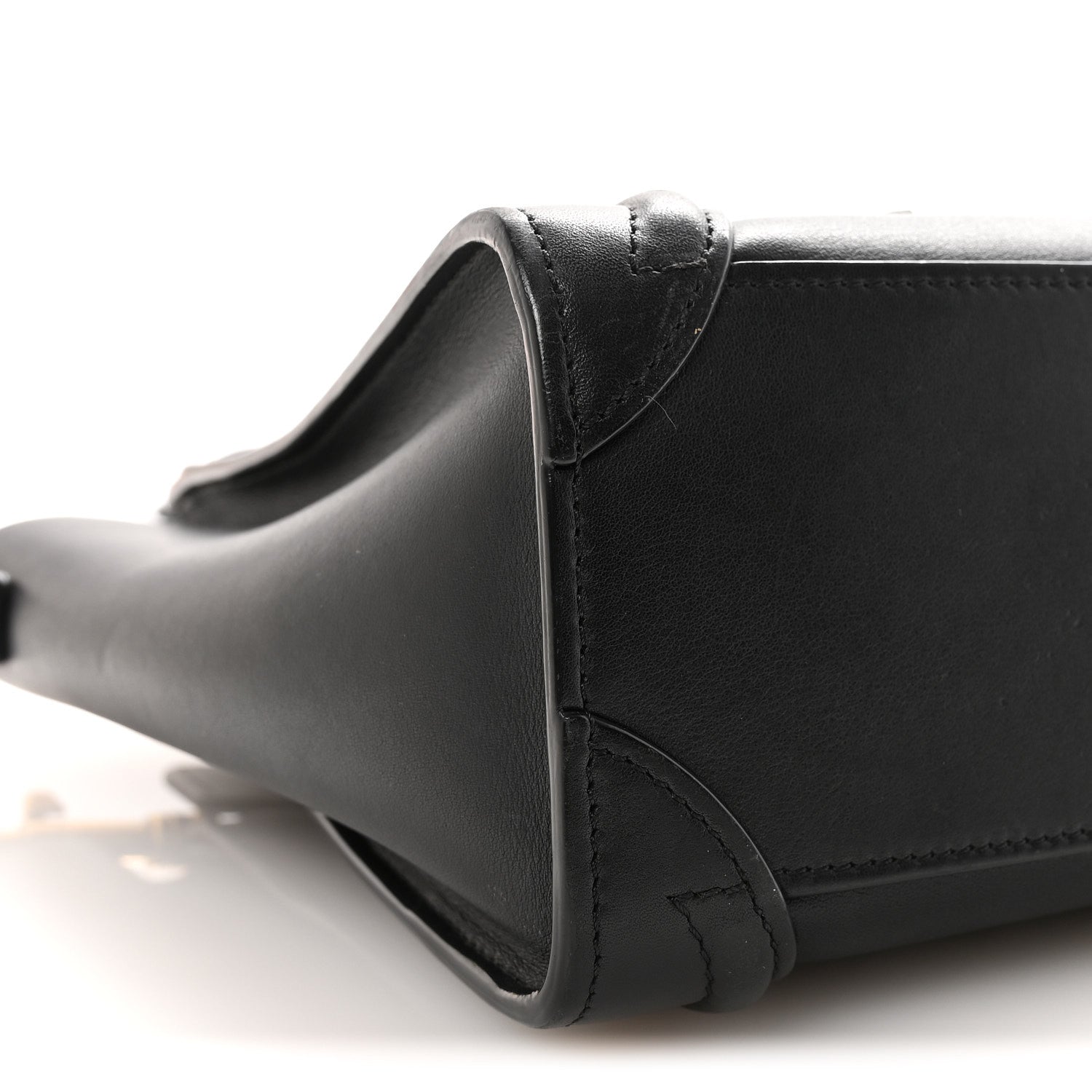 Celine Smooth Calfskin Nano Luggage Black 8 of 9