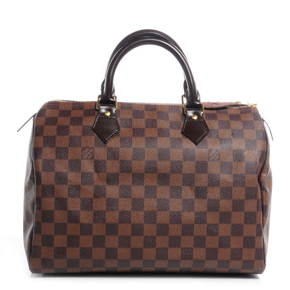 Louis Vuitton Damier Ebene Speedy 30 1 of 8