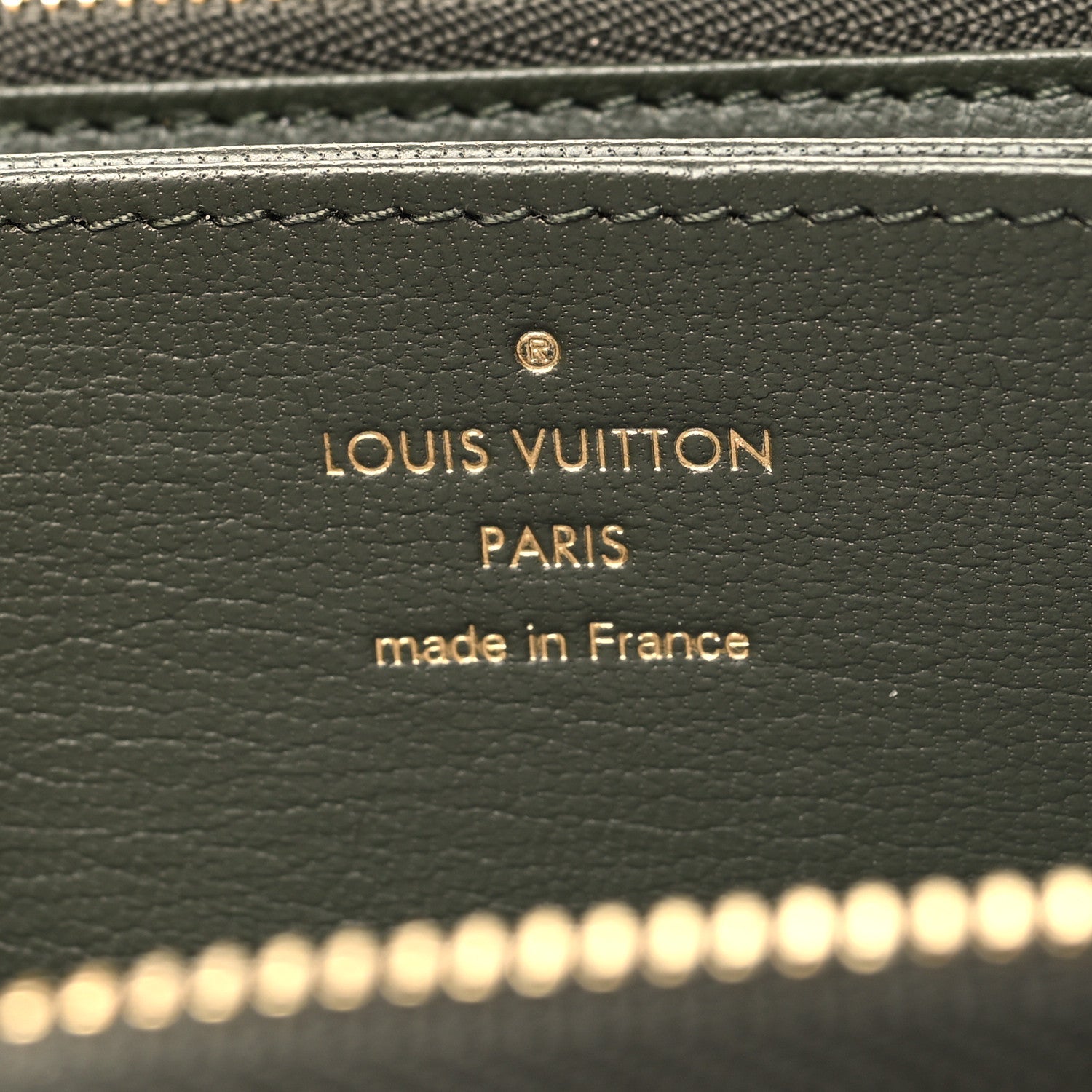 Louis Vuitton Alligator Zippy Wallet Green 6 of 8