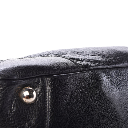 Prada Cervo Lux Chain Shoulder Bag Black 13 of 14
