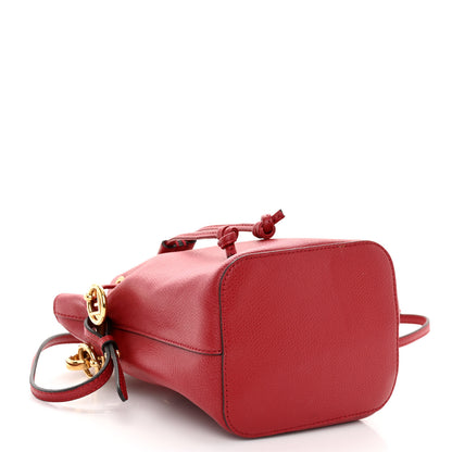 Fendi Vitello Cruise F is Fendi Mini Mon Tresor Bucket Bag Fragola 4 of 9