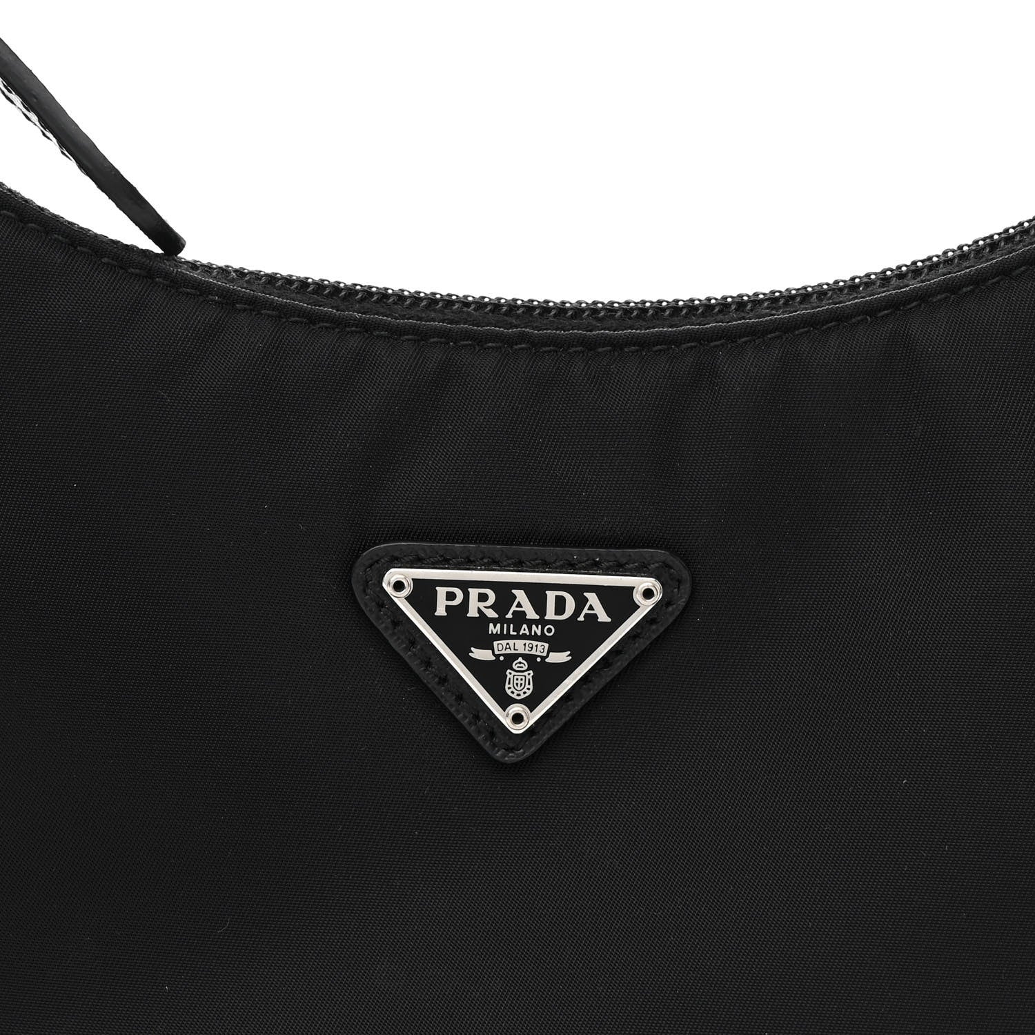 Prada Tessuto Nylon Mini Re-Edition 2000 Bag Black 9 of 13