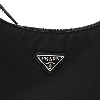 Prada Tessuto Nylon Mini Re-Edition 2000 Bag Black 9 of 13