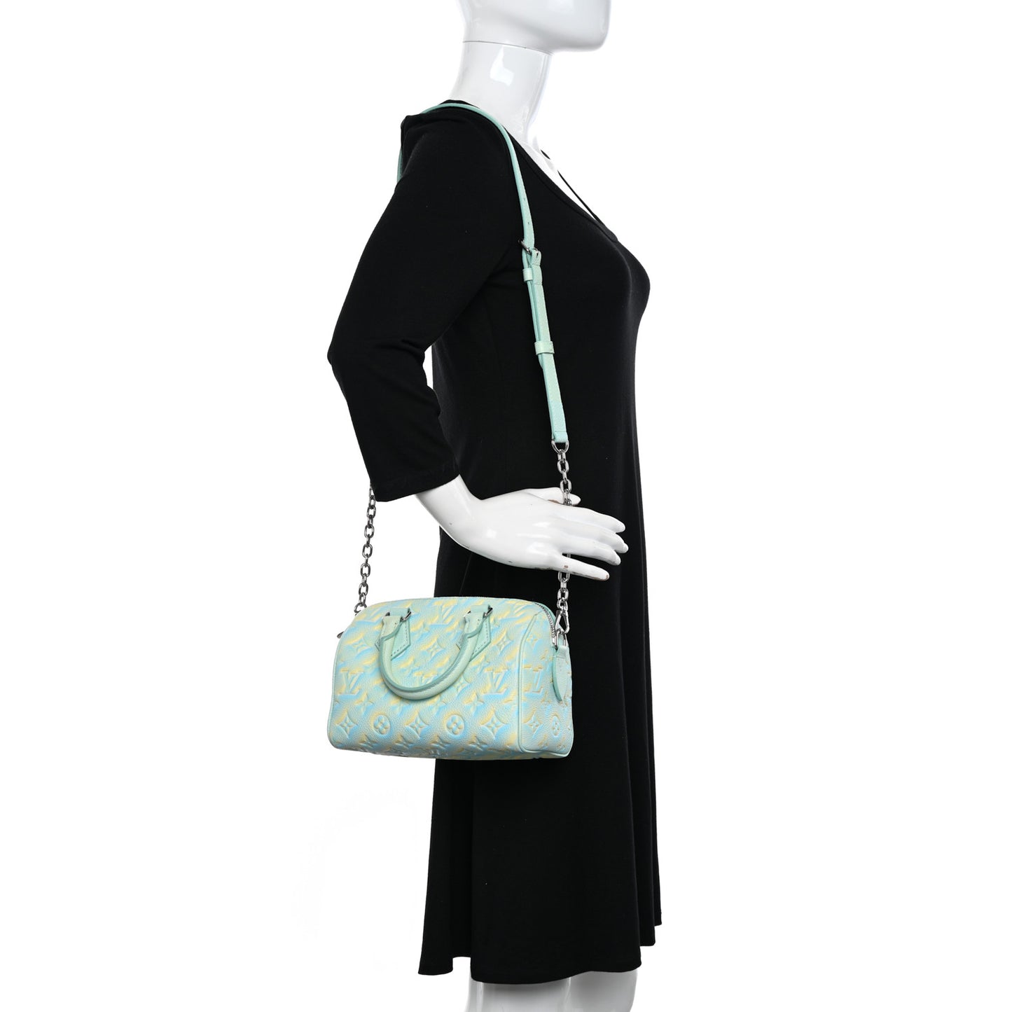 Empreinte Monogram Summer Stardust Speedy 20 Water Green