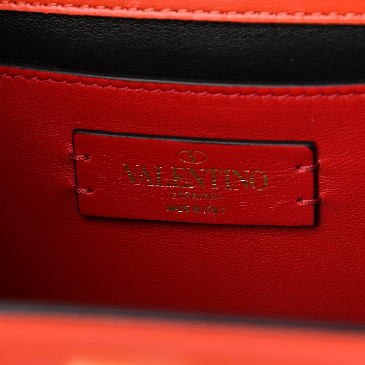 Smooth Calfskin Small VSling Shoulder Bag Orange