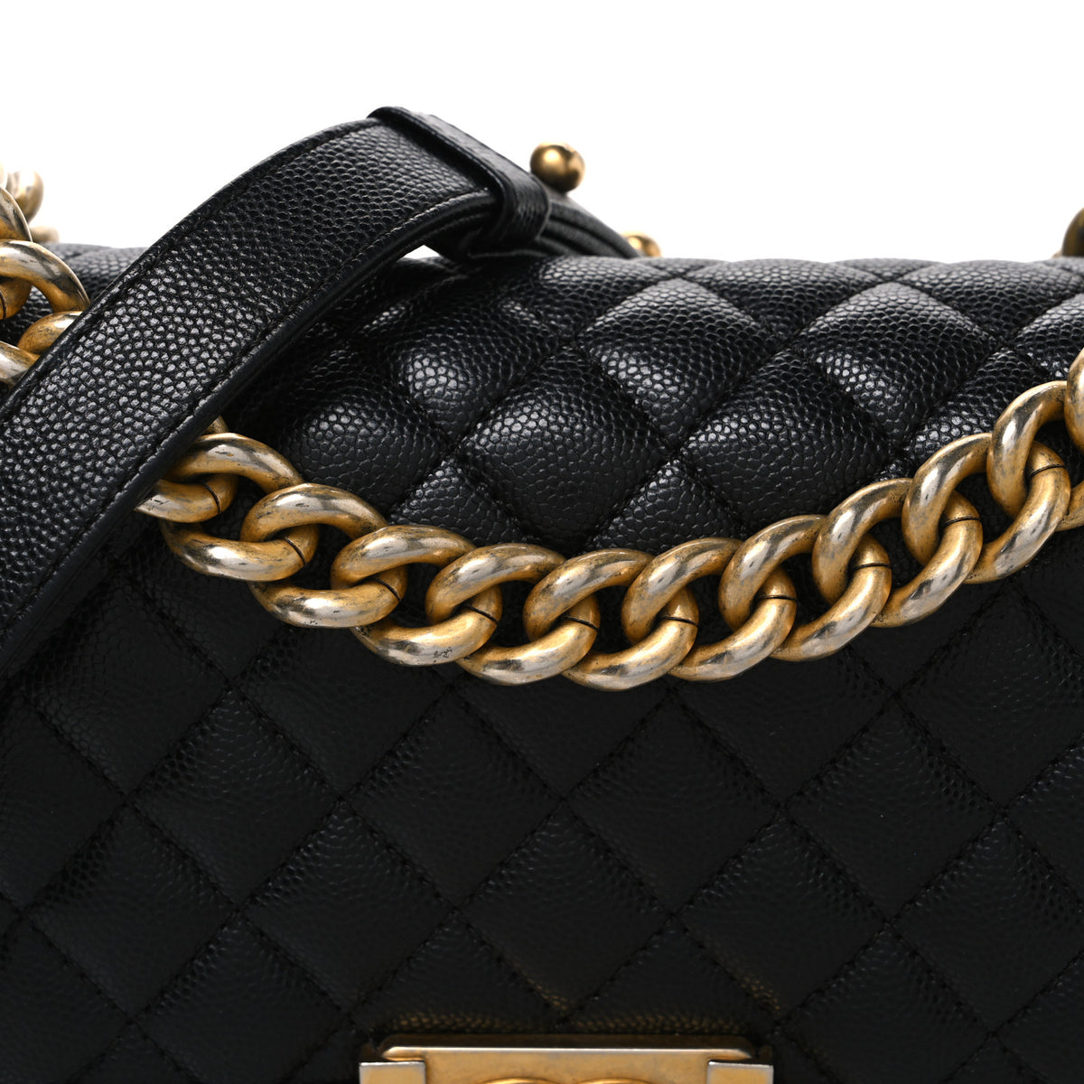 Chanel Caviar Quilted Small Boy Flap Black 8 of 11