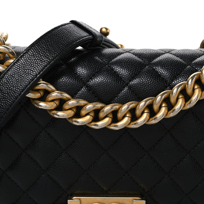 Chanel Caviar Quilted Small Boy Flap Black 8 of 11