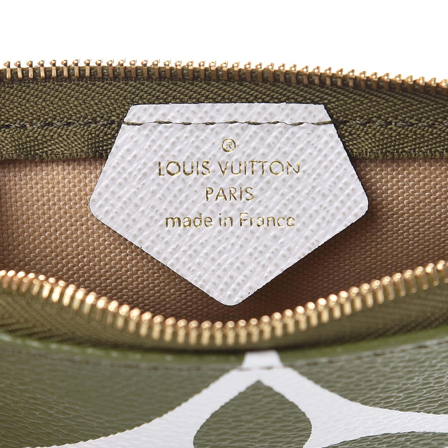 Louis Vuitton Monogram Giant Micro Pochette Accessories Kaki White 6 of 7