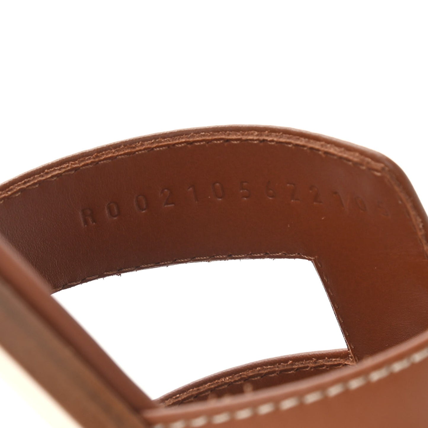 Box Calfskin Oran Sandals 38.5 Gold