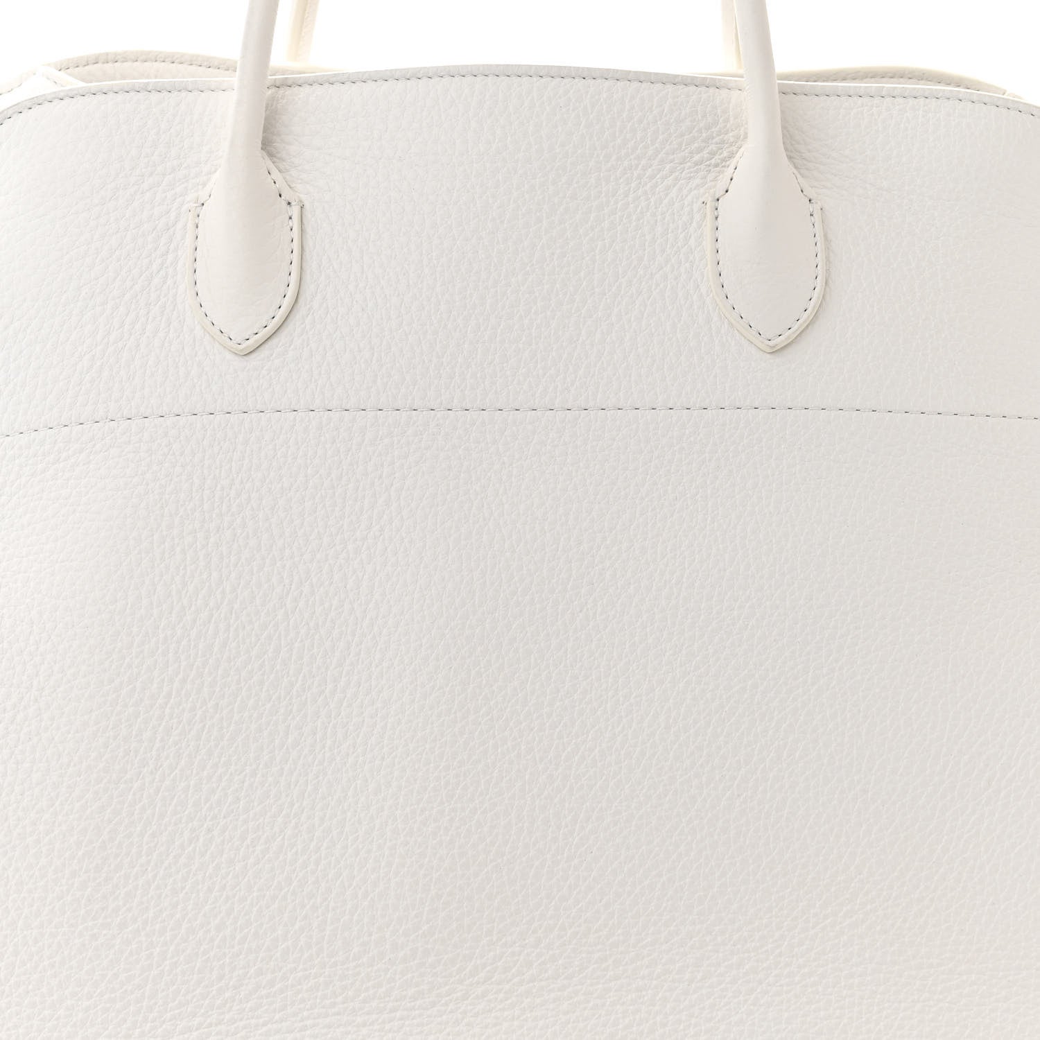 The Row Grained Calfskin Soft Margaux 17 White 7 of 13
