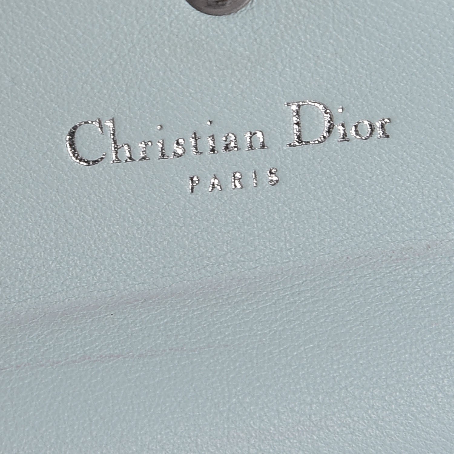 Christian Dior Smooth Calfskin Bi-Color Diorissimo Wallet Jaune Fluo 7 of 10