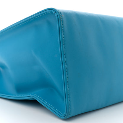 Telfar Vegan Leather Medium Shopping Bag Cyan 8 of 14