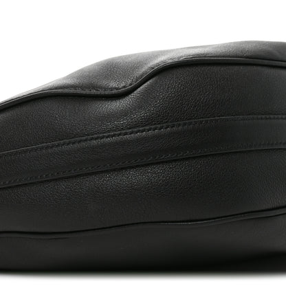 Prada Vitello Daino Medium Arque Shoulder Bag Black 7 of 8
