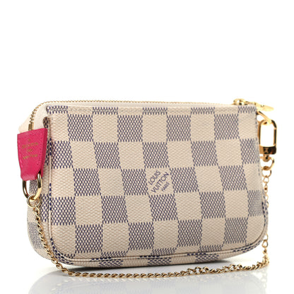 Louis Vuitton Damier Azur 2017 Christmas Animation Mini Pochette Accessories 2 of 6