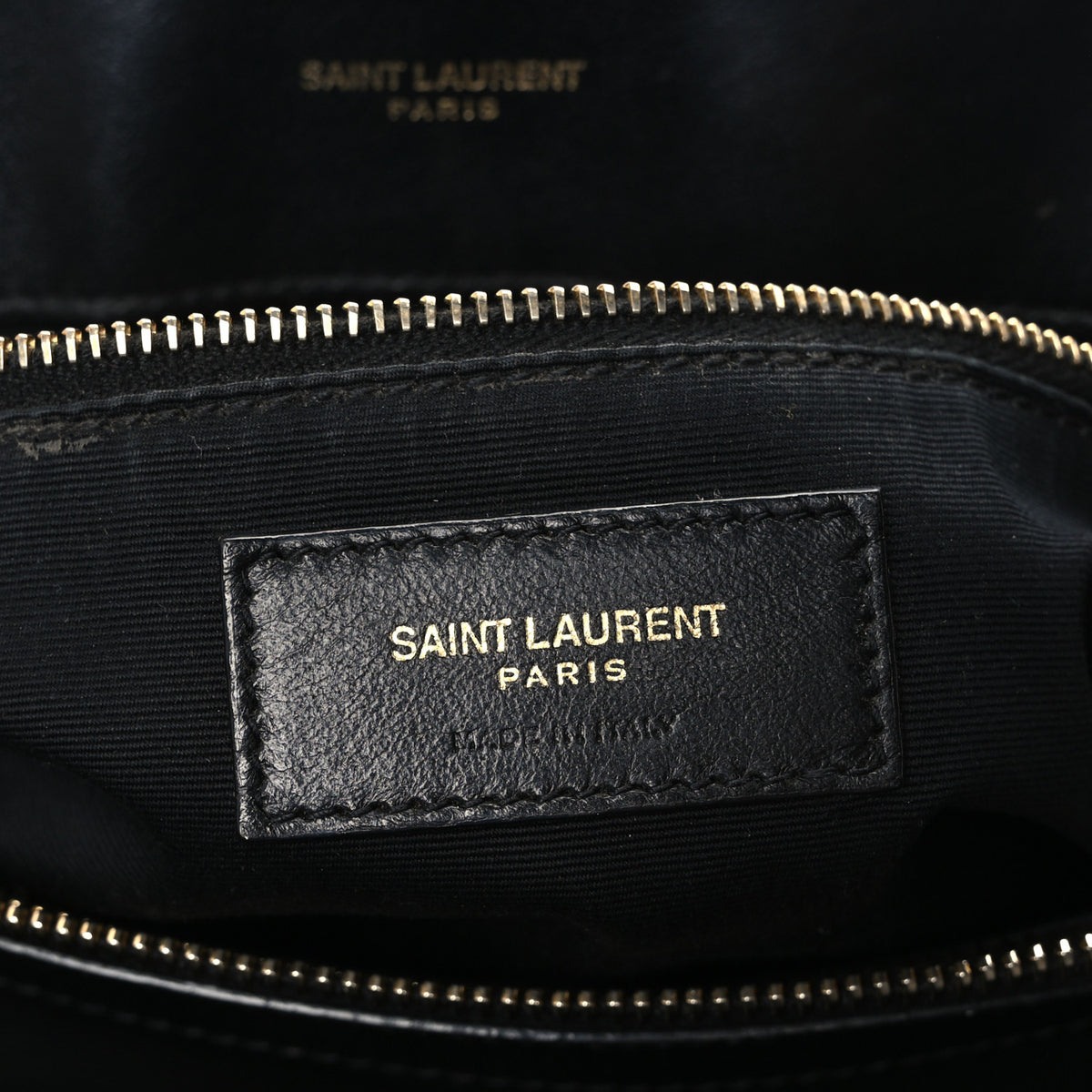 Saint Laurent Calfskin Y Quilted Monogram Large Loulou Chain Satchel Black 7 of 11