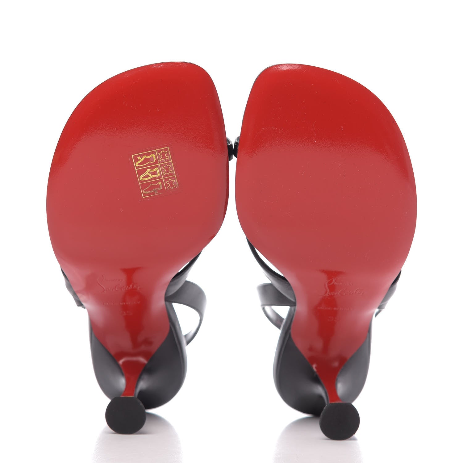 Christian Louboutin Kid Taralita 85 Thong Sandals 35 Black 6 of 11