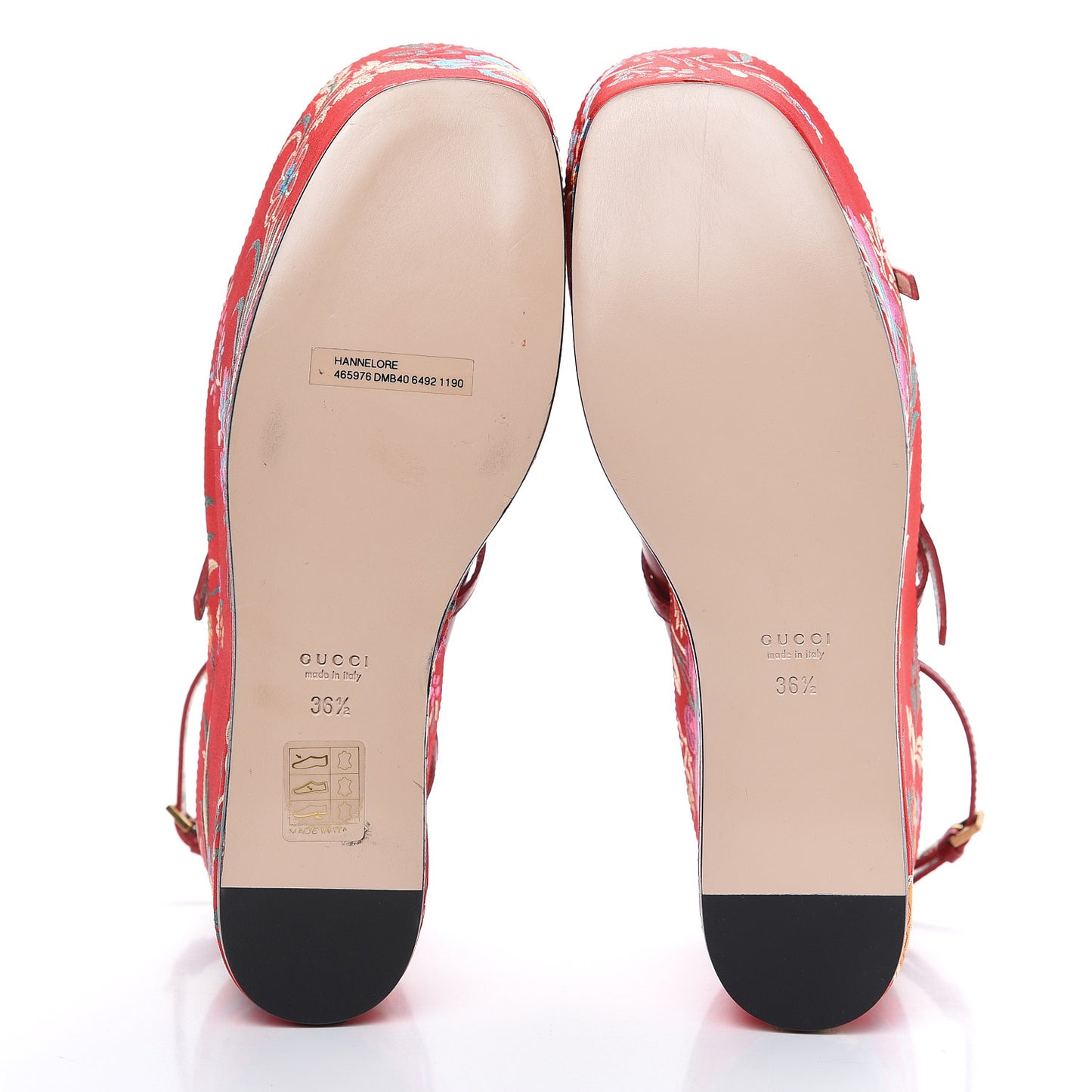 Malaga Kid Silk Hannelore Detachable Platform Slide 36.5 Hibiscus Red