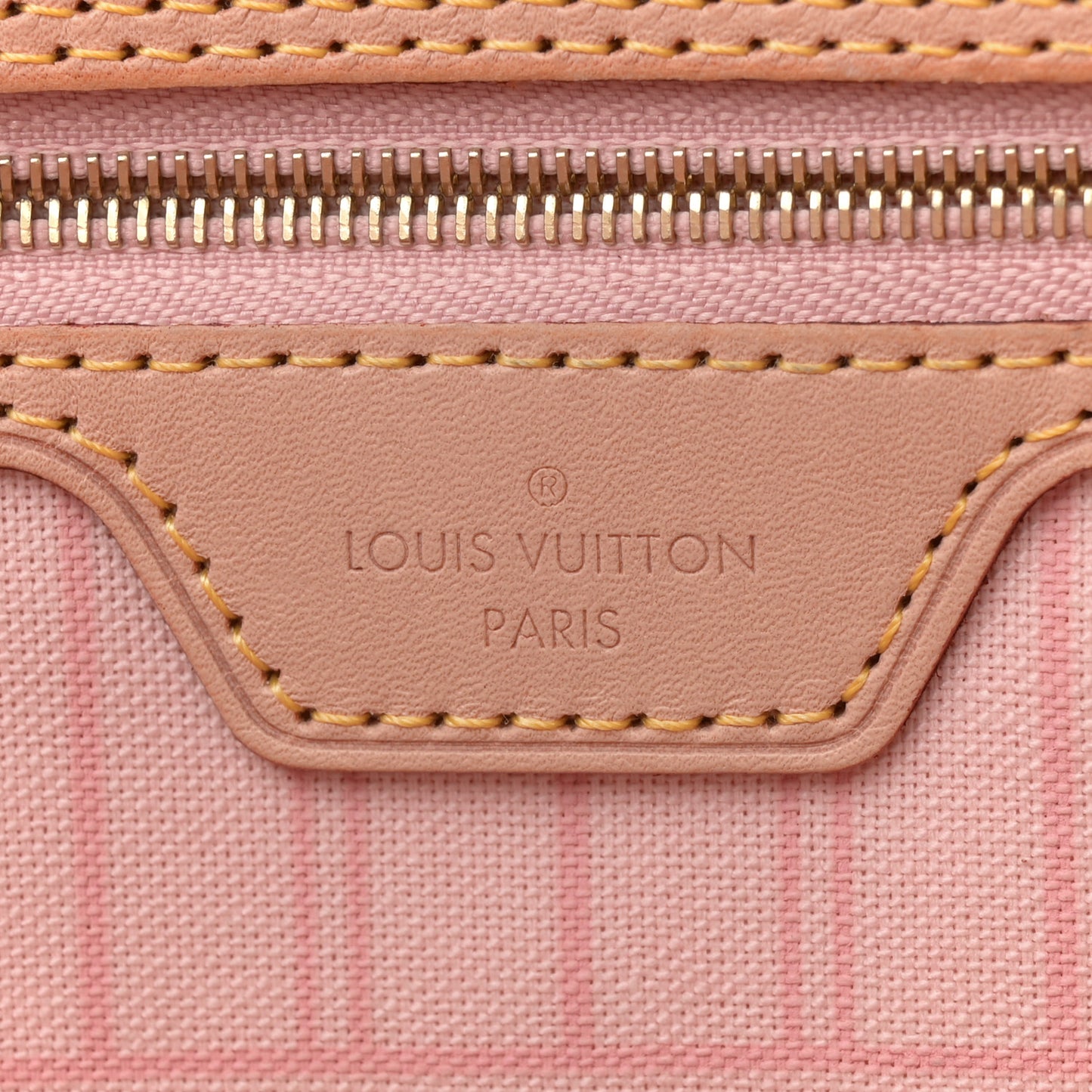 Damier Azur Neo Neverfull MM Rose Ballerine