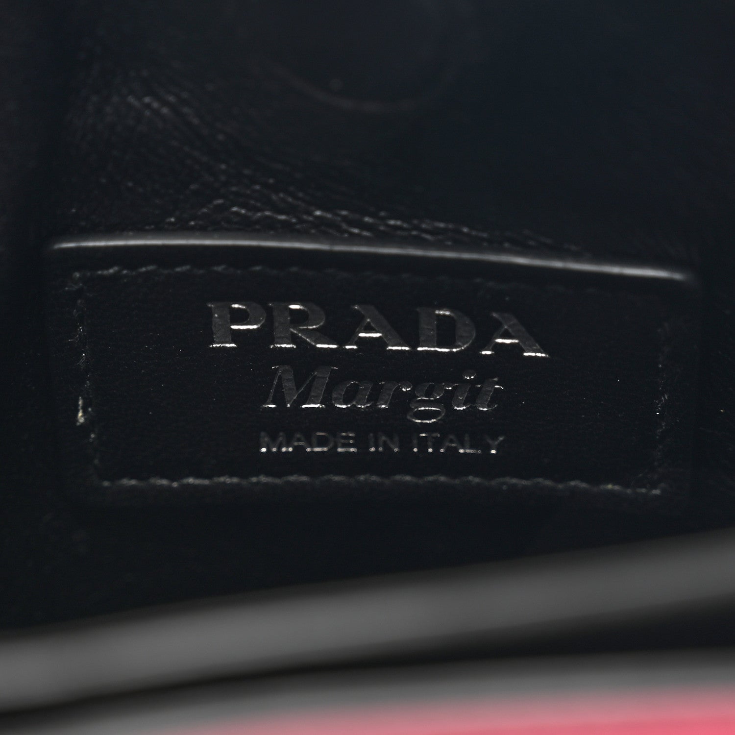 Prada City Calfskin Small Margit Bag Magenta Black 8 of 10