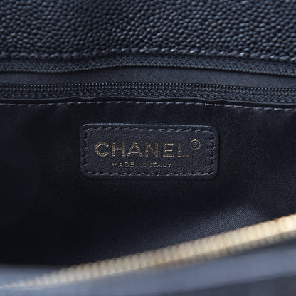 Chanel Caviar Quilted Grand Shopping Tote GST Black 5 of 9