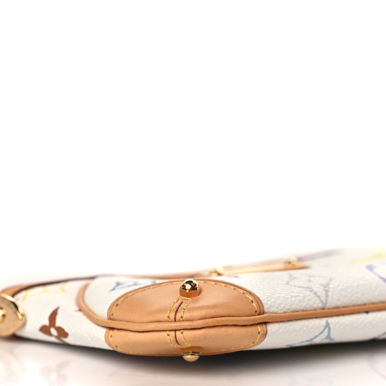 Louis Vuitton Monogram Multicolor Pochette Milla MM White 7 of 8