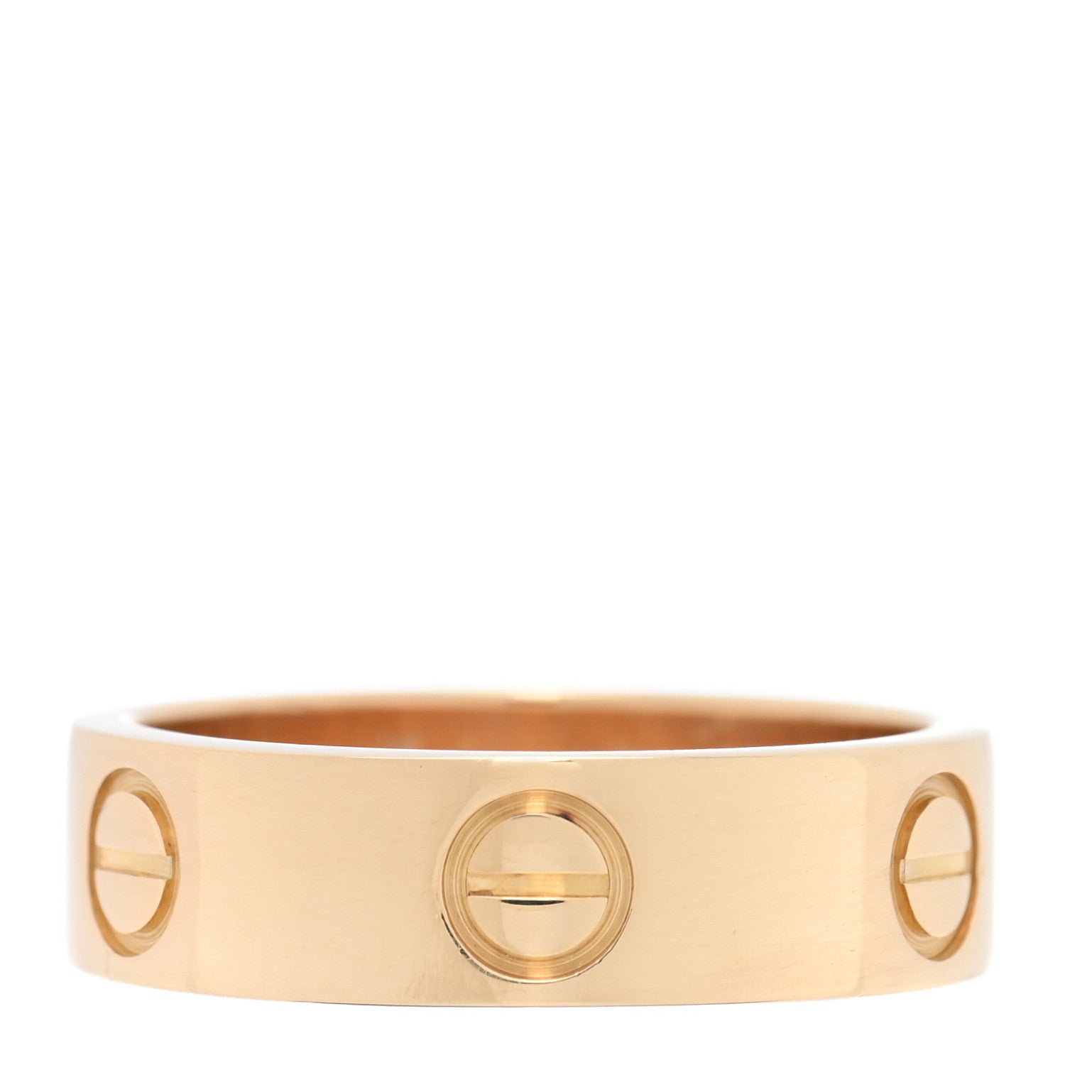 Cartier 18K Yellow Gold 5.5mm LOVE Ring 53 6.25 1 of 4