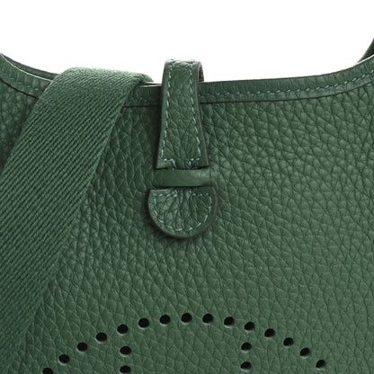 Hermes Taurillon Clemence Evelyne TPM Vert Moyen 7 of 10