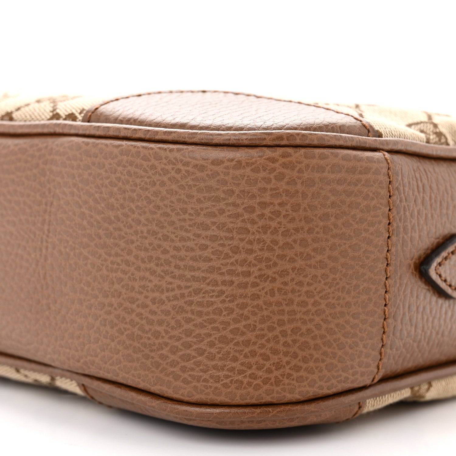 Gucci Monogram Mini Bree Messenger Bag Beige Tabacco 10 of 10