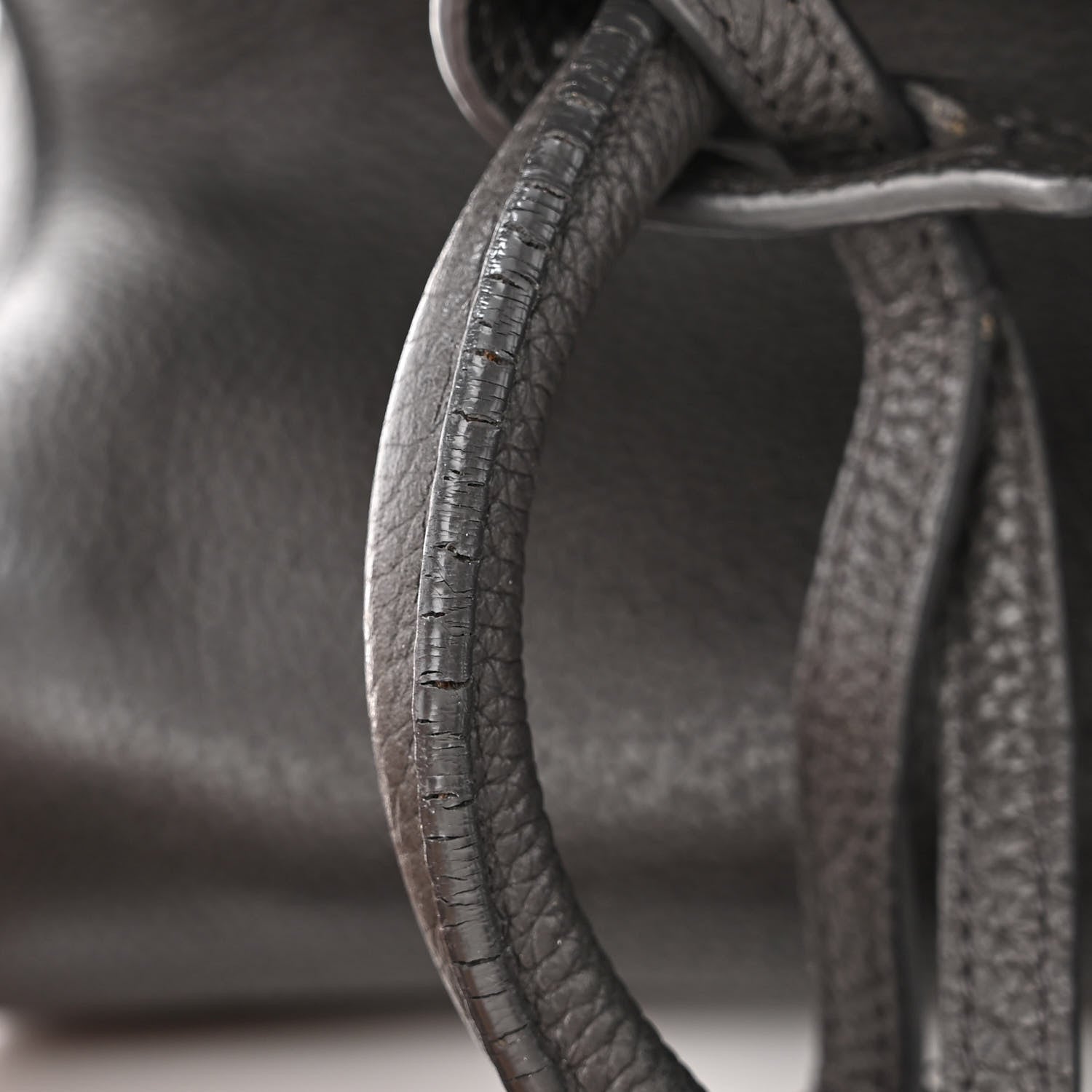 Saint Laurent Grained Calfskin Baby Sac De Jour Souple Asphalt 13 of 19