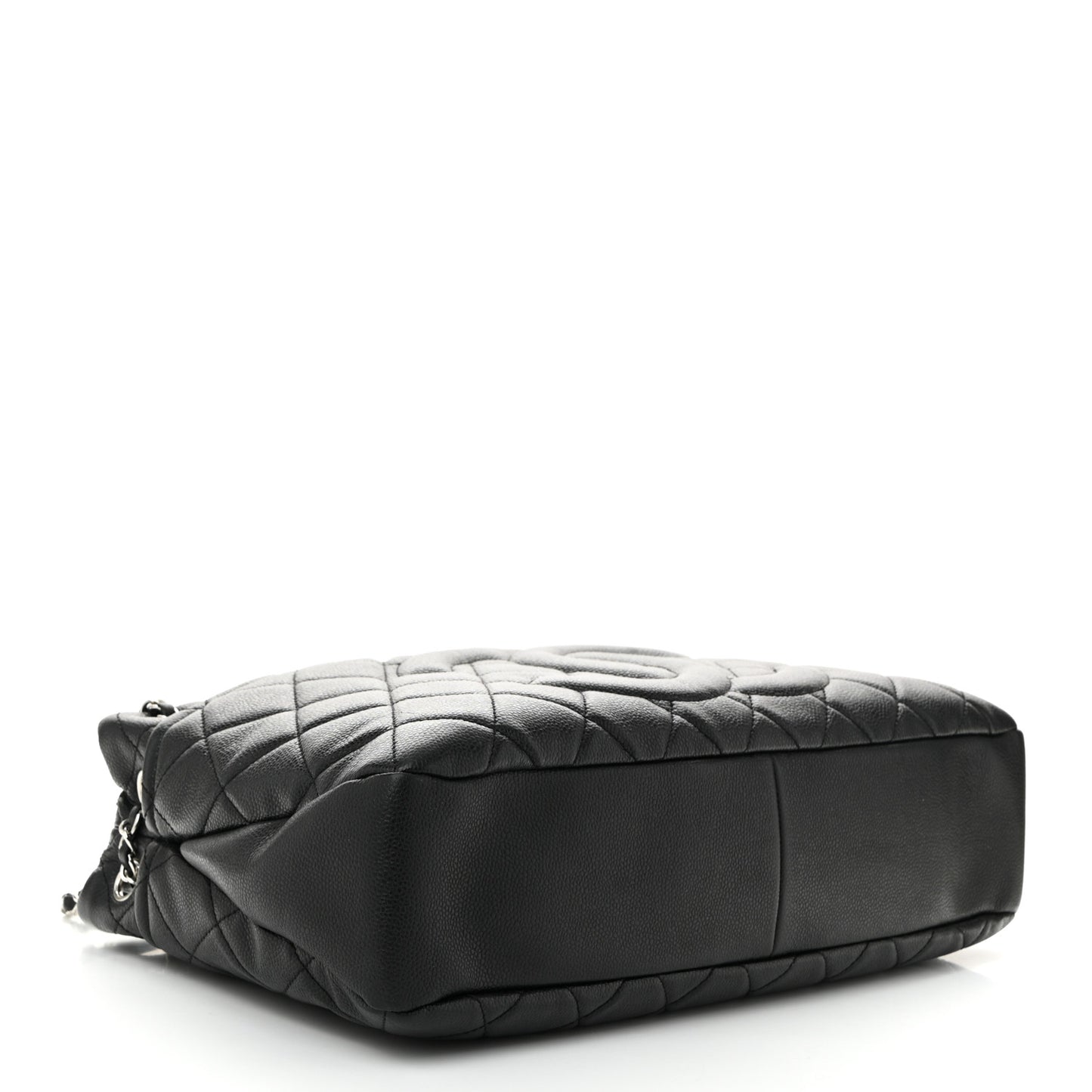 Caviar Quilted Timeless CC Soft Tote Black