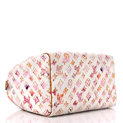 Louis Vuitton Watercolor Aquarelle Speedy 30 White 4 of 18