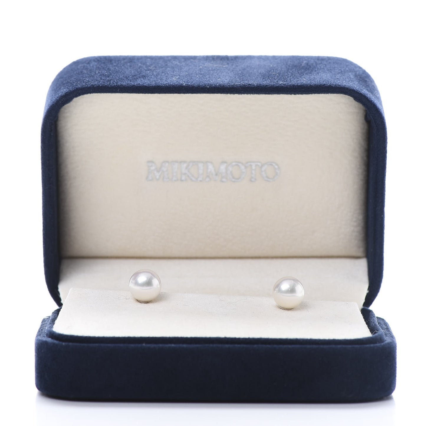 18K White Gold 6.5-7mm Akoya Pearl Stud Earrings