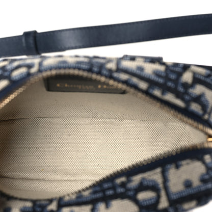 Christian Dior Oblique Belt Pouch Blue 5 of 9