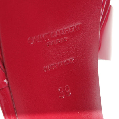 Saint Laurent Patent Tribute 105 Platform Sandals 39 Fuchsia 6 of 9