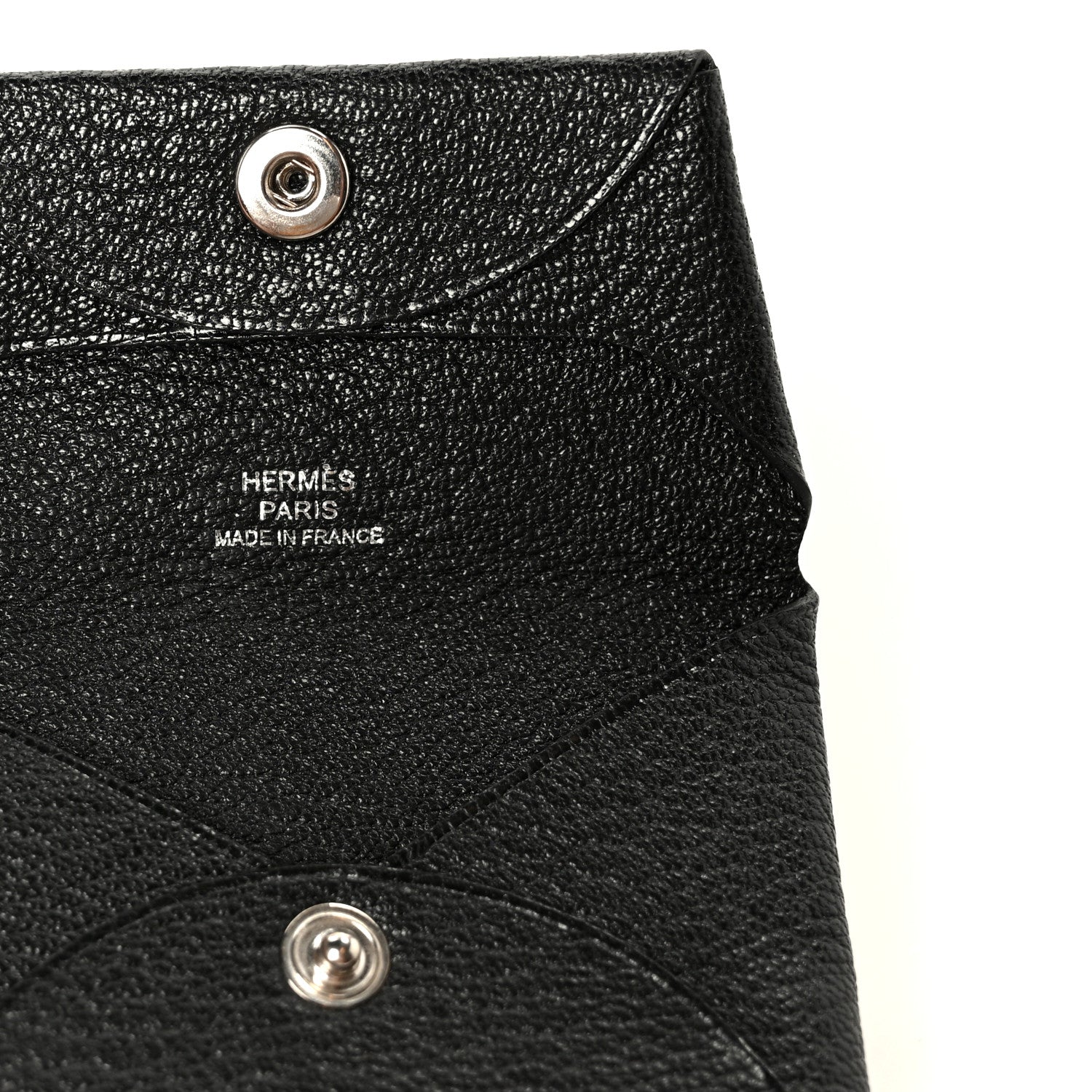 Hermes Chevre Mysore Bastia Coin Purse Black 6 of 9