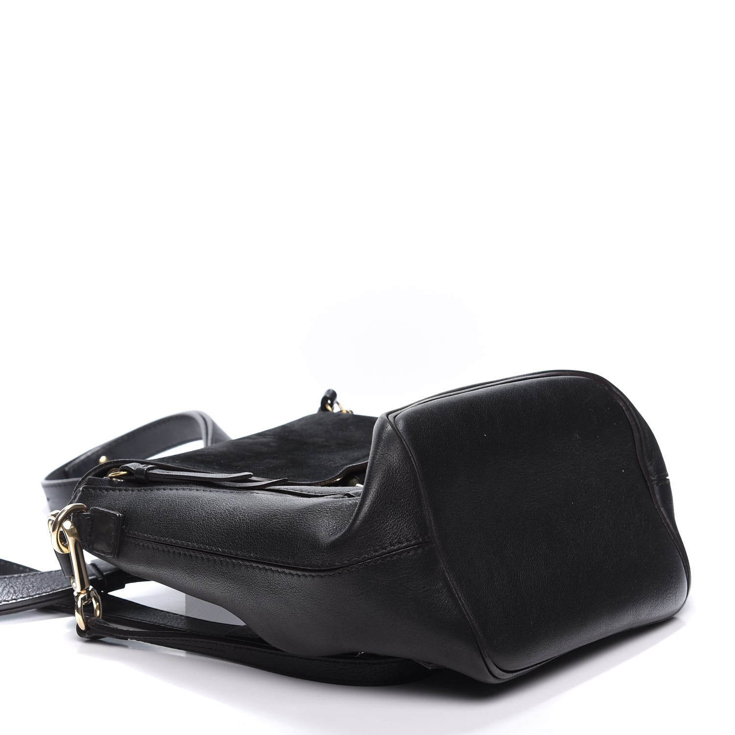 Chloe Suede Calfskin Small Faye Backpack Black 3 of 11