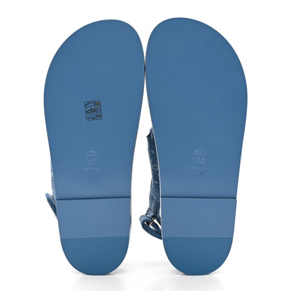 Chanel Denim CC Dad Sandals 40 Light Blue 5 of 8