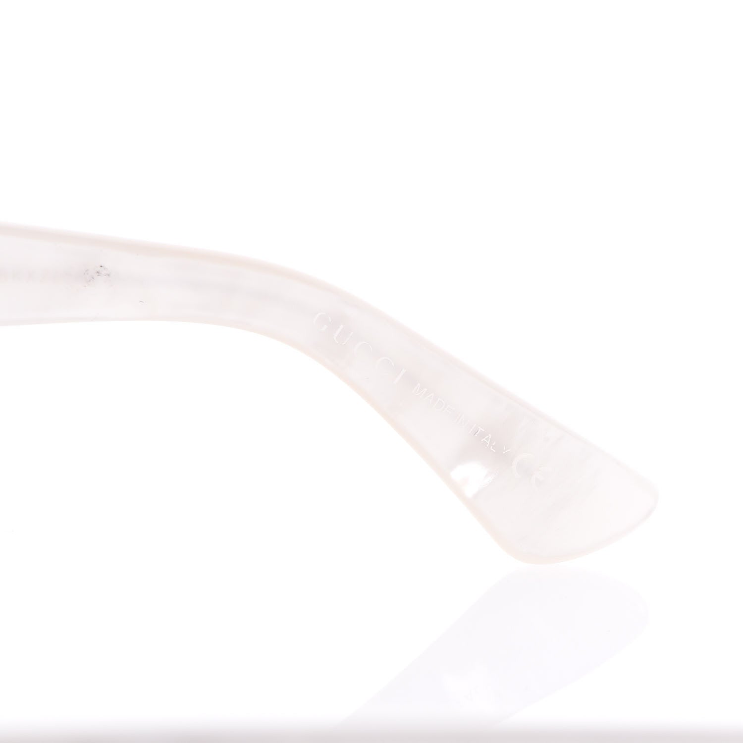 Gucci Round Frame GG Sunglasses White 6 of 7