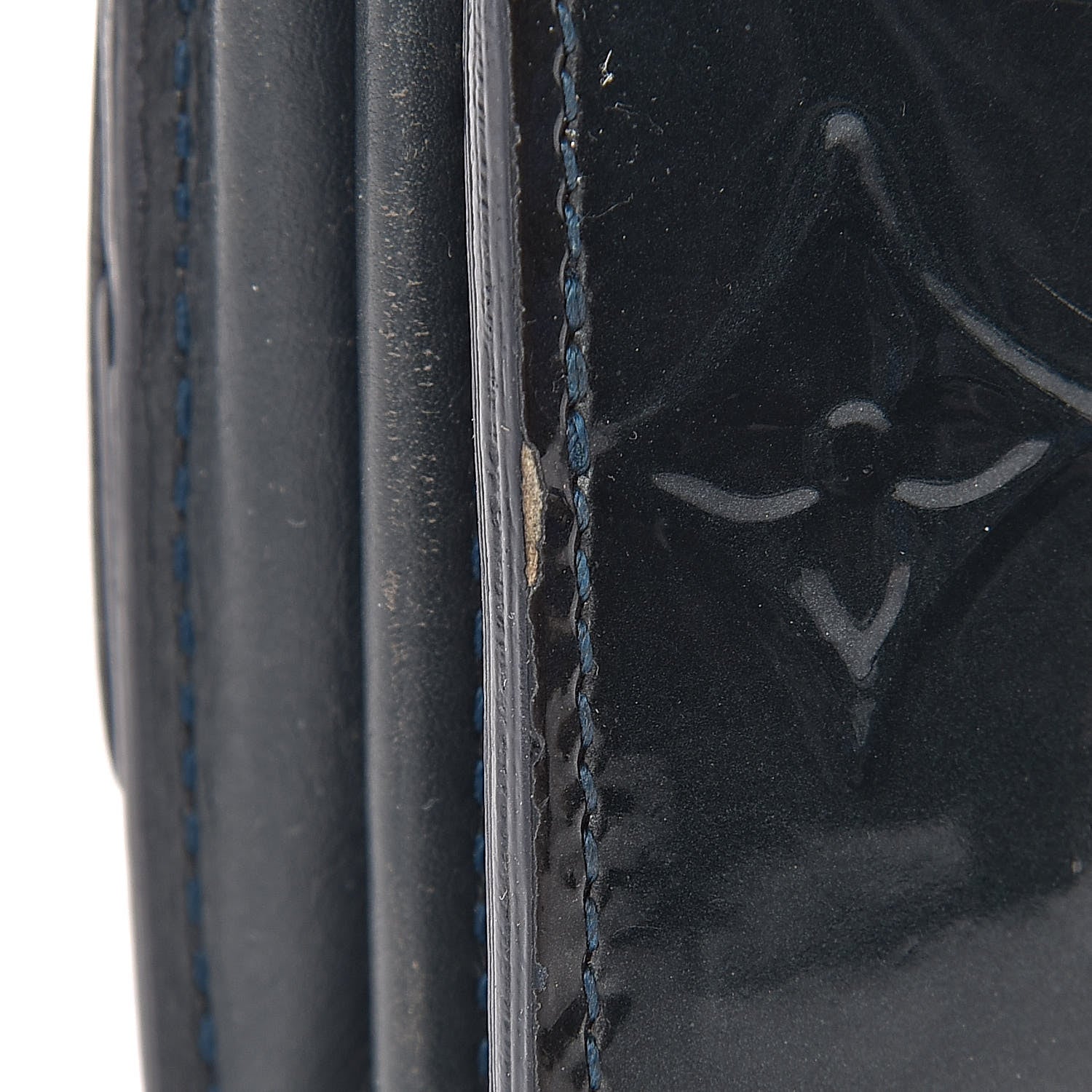 Louis Vuitton Vernis Sarah Wallet Blue Nuit 7 of 11