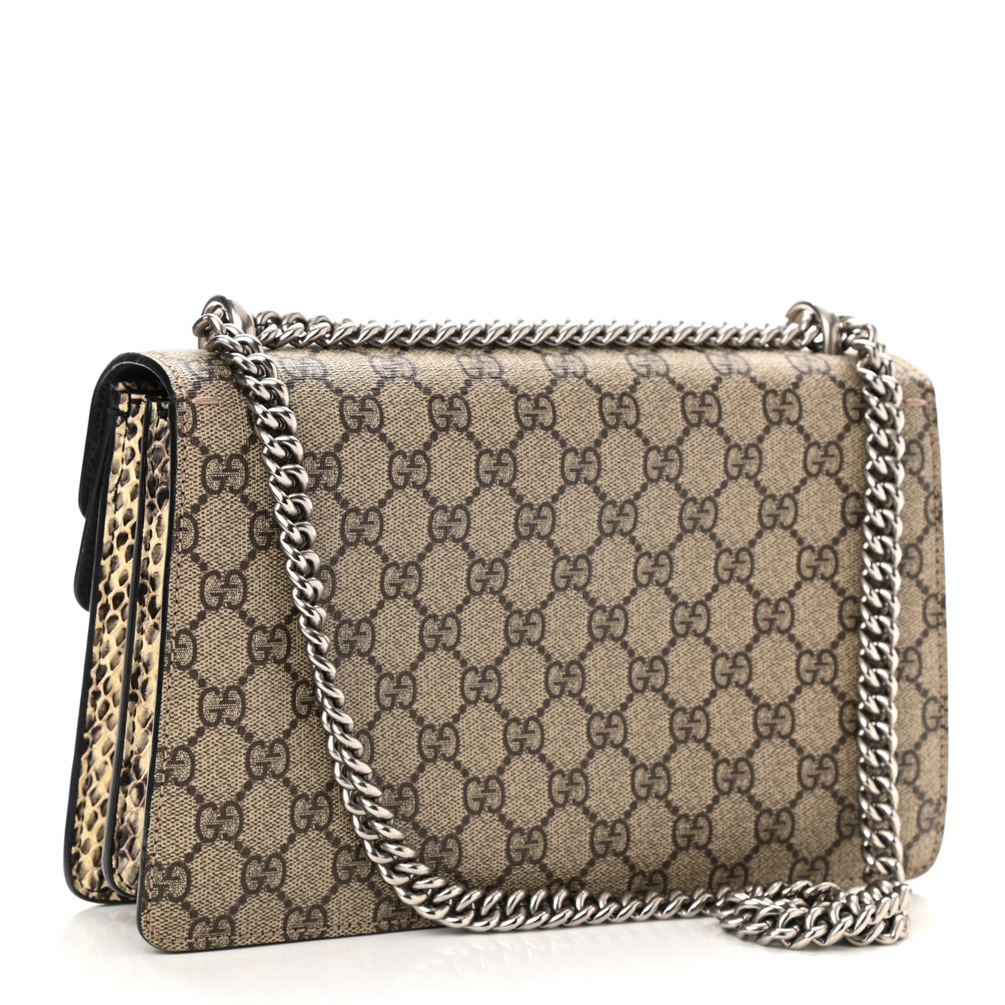 GG Supreme Monogram Elaphe Elephant Embroidered Small Dionysus Shoulder Bag