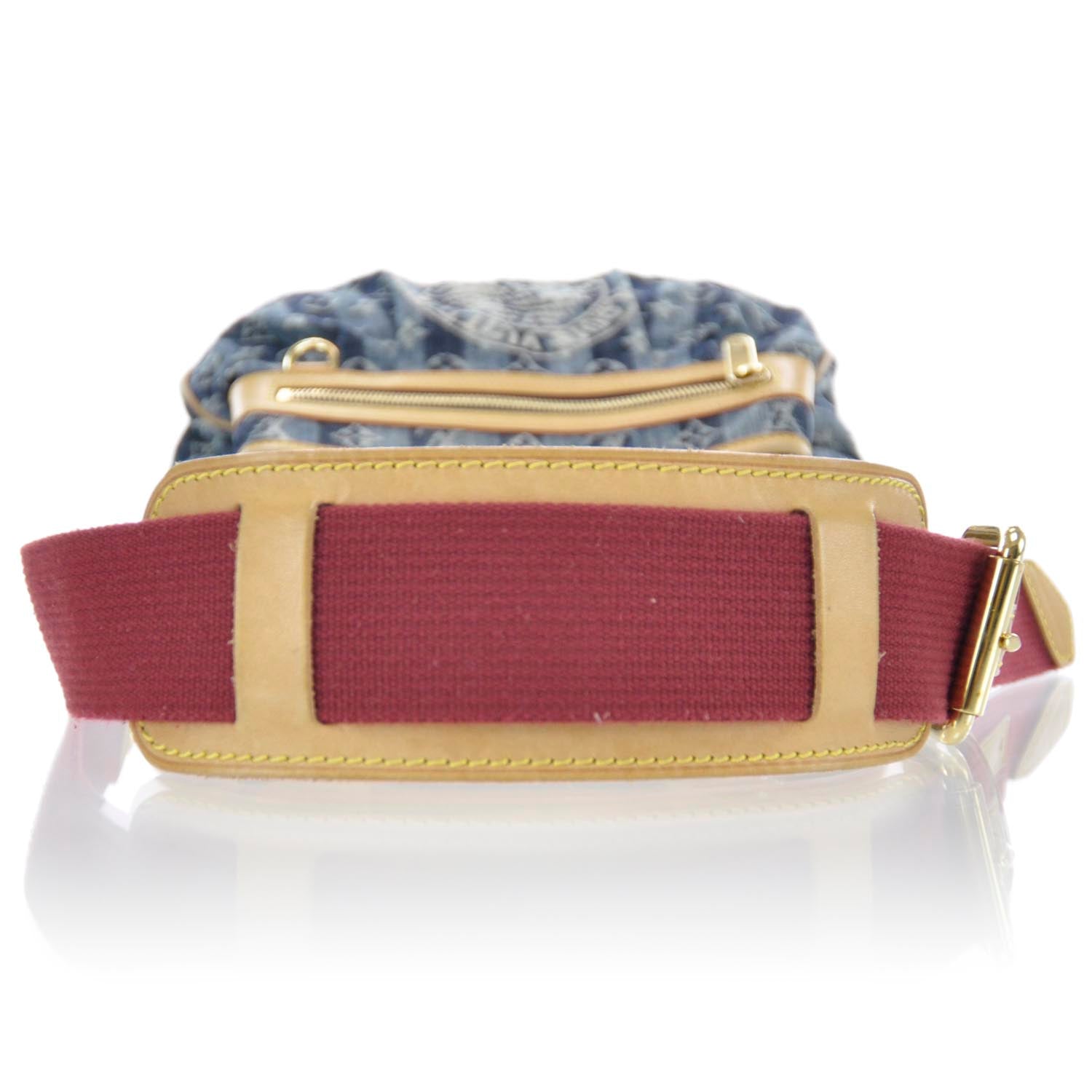 Louis Vuitton Denim Raye Porte Epaule MM 4 of 13