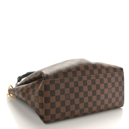 Louis Vuitton Damier Ebene Odeon Tote MM Black 4 of 9