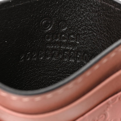 Gucci Microguccissima Card Holder Soft Pink 6 of 6
