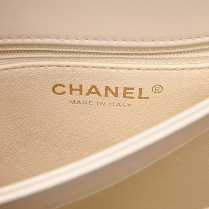 Chanel Lambskin Quilted Small Trendy CC Dual Handle Flap Bag White 6 of 10
