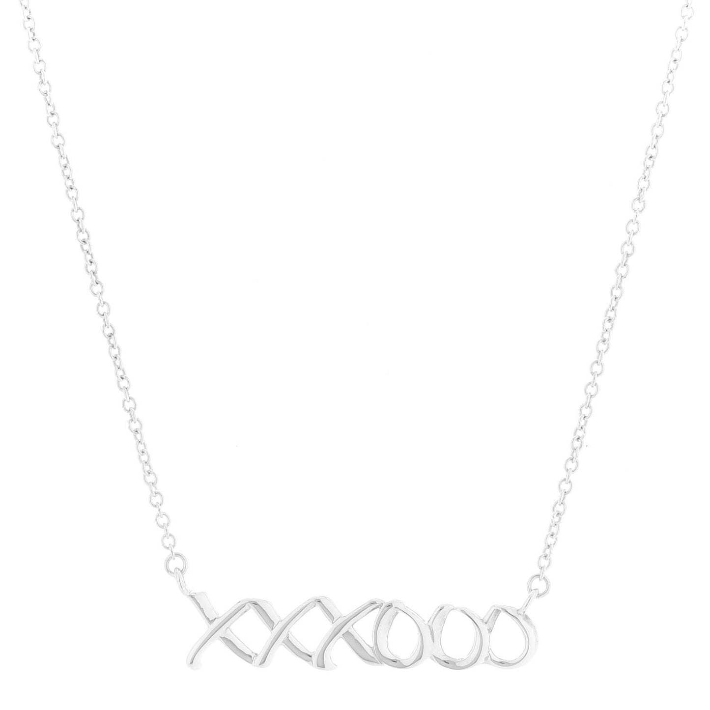 Sterling Silver Paloma's Graffiti Love and Kisses Pendant Necklace