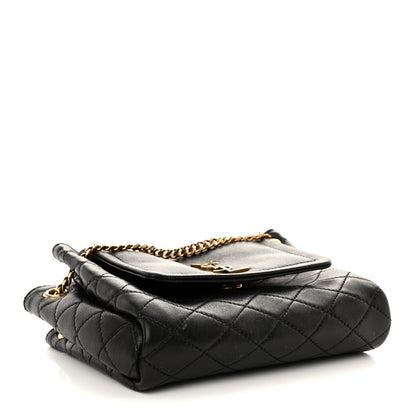 Saint Laurent Lambskin Quilted Monogram Mini Nolita Black 4 of 11
