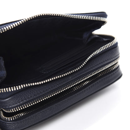 Christian Dior X AIR JORDAN Grained Calfskin Crossbody Blue 5 of 10