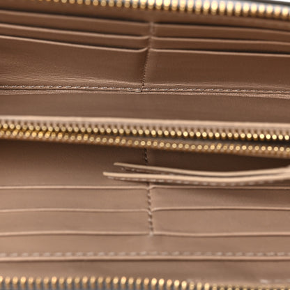 Chloe Calfskin Marcie Long Zip Around Wallet Cashmere Grey 5 of 6